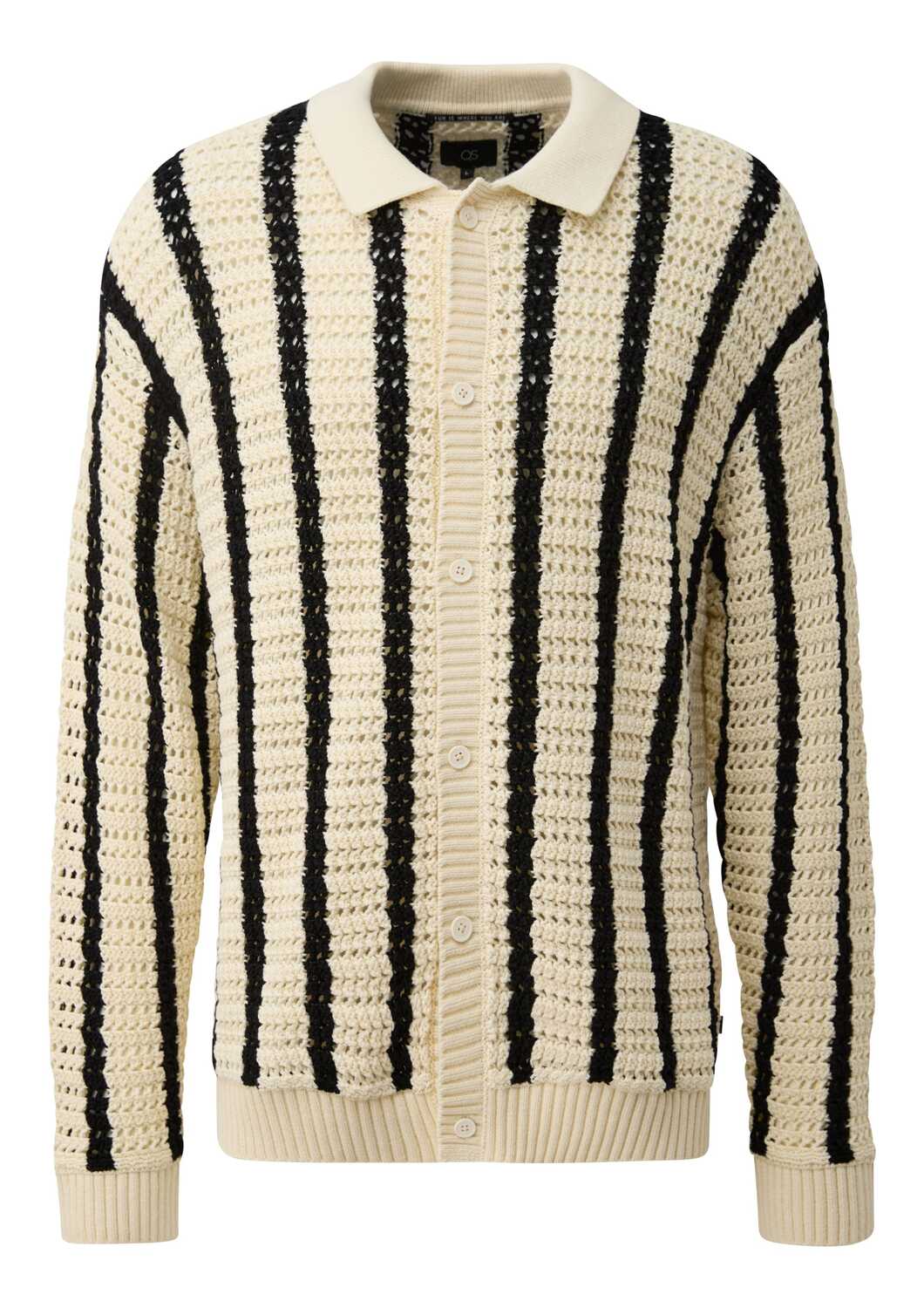 QS Вязаный кардиган в бежевом цвете
QS Вязаный кардиган в бежевом цвете