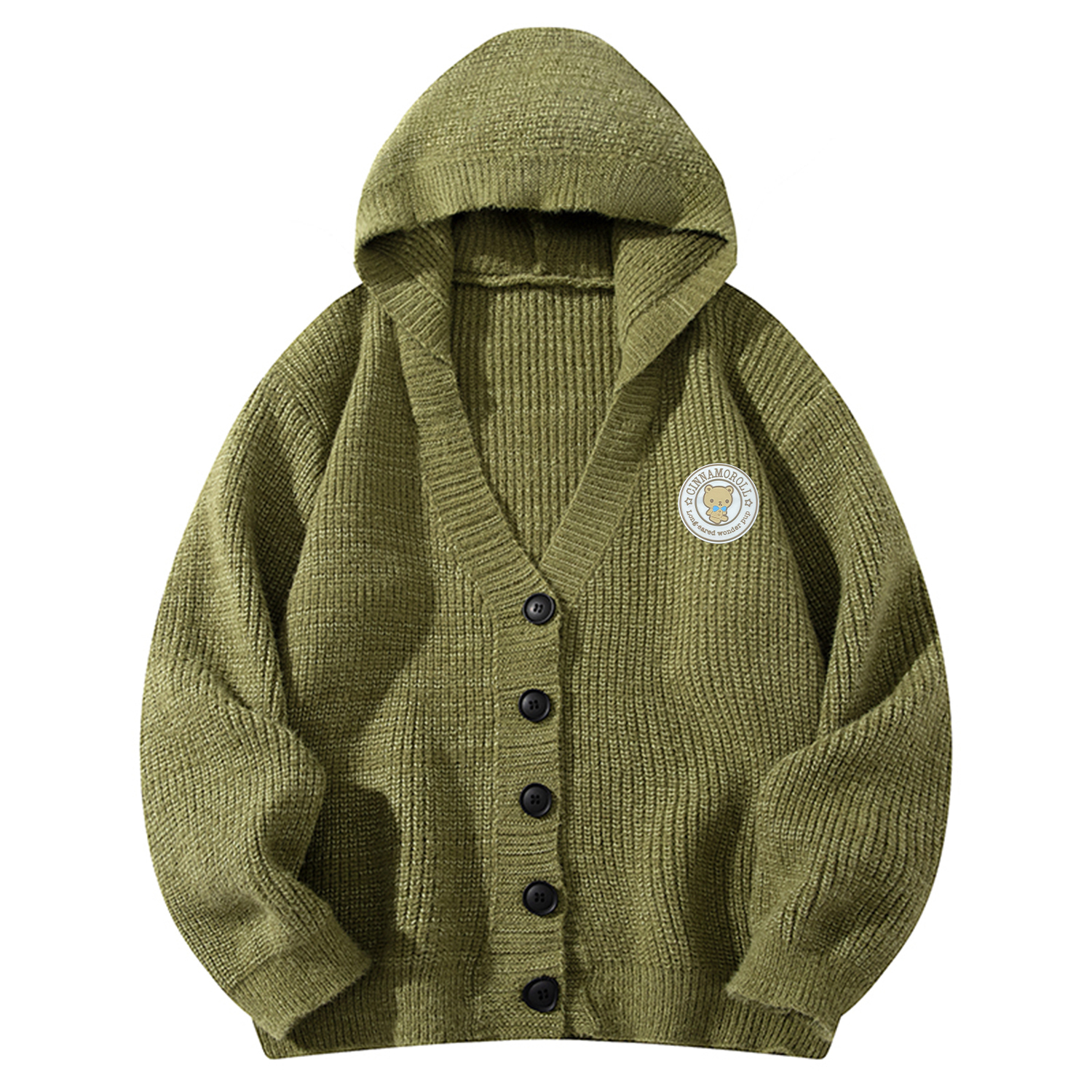 Свитер Cinnamoroll унисекс Sanrio, army зеленый
Свитер Cinnamoroll унисекс Sanrio, army зеленый