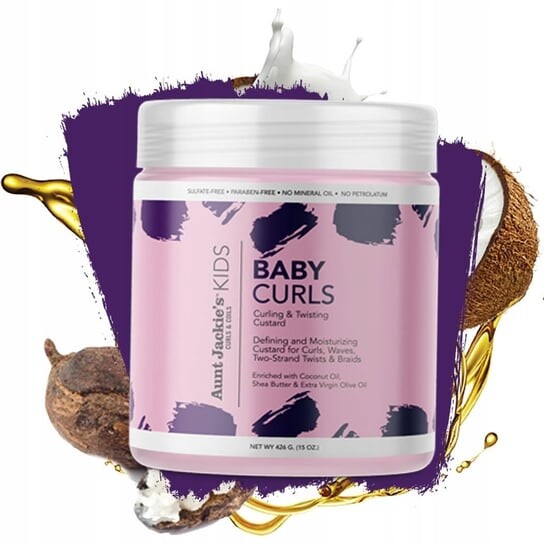 Заварной крем для завивки и завивки детских кудрей, крем для волос, 426 г Aunt Jackie's Kids