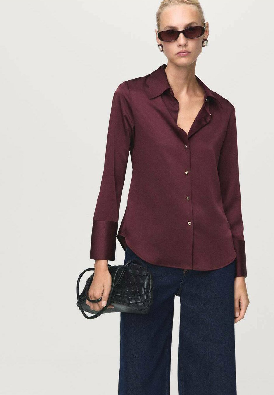 Блуза Mango Button-down blouse, Bordeaux
Блуза Mango Button-down blouse, Bordeaux