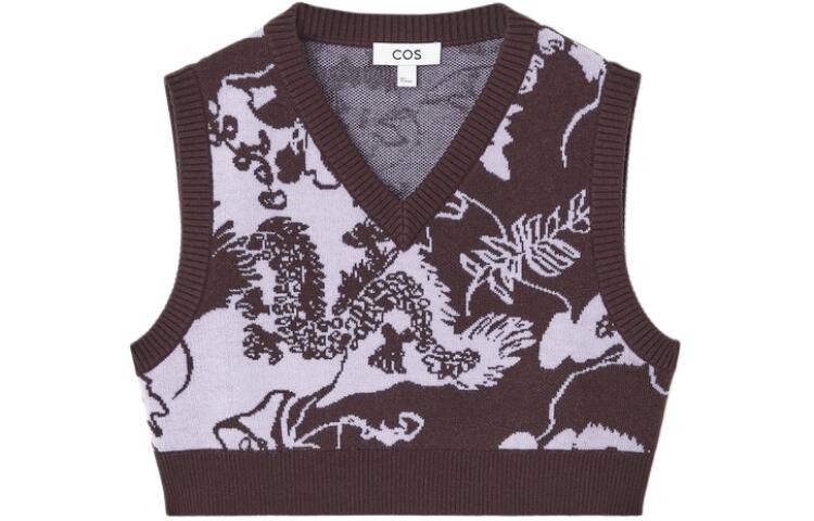 Жилет женский темно-коричневый/фиолетовый Cos
Жилет женский темно-коричневый/фиолетовый Cos