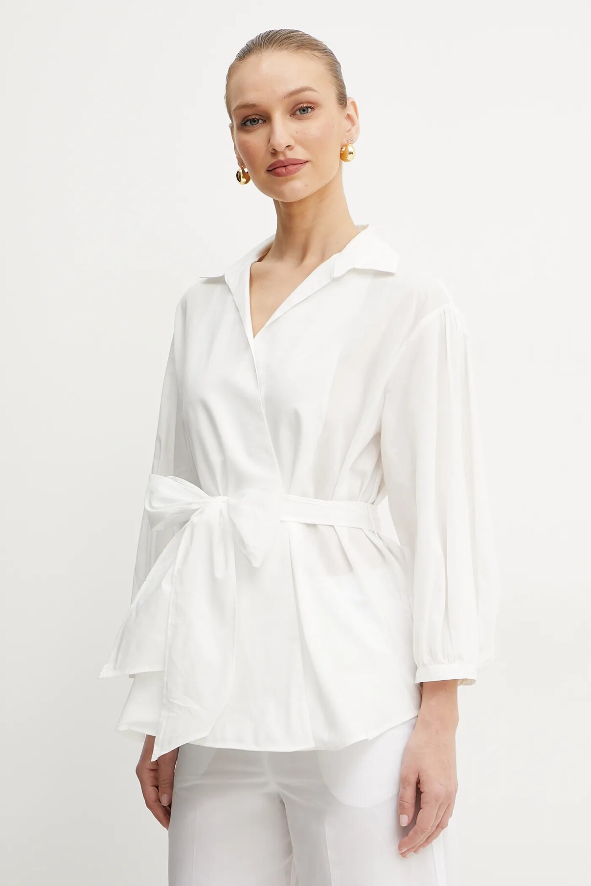 Рубашка из шёлковой смеси Weekend Max Mara, белый
Рубашка из шёлковой смеси Weekend Max Mara, белый