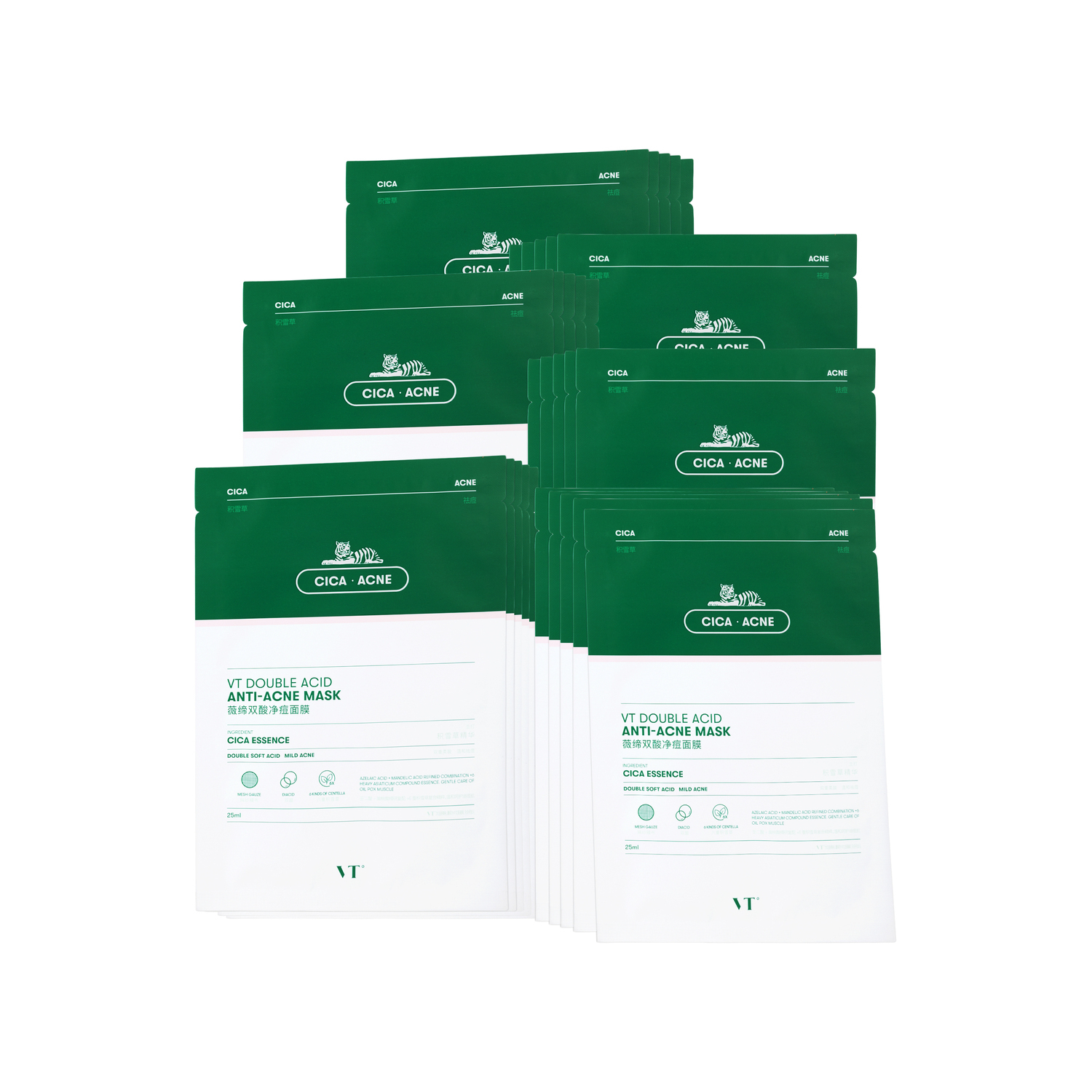 Двойная кислотная маска для борьбы с акне борьба с акне, успокаивающая, увлажняющая, восстанавливающая и питающая VT
Двойная кислотная маска для борьбы с акне борьба с акне, успокаивающая, увлажняющая, восстанавливающая и питающая VT