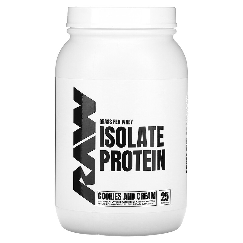 Raw Nutrition, сывороточный изолят протеина от коров травяного откорма, печенье и сливки, 900 г (1,98 фунта)
Raw Nutrition, сывороточный изолят протеина от коров травяного откорма, печенье и сливки, 900 г (1,98 фунта)