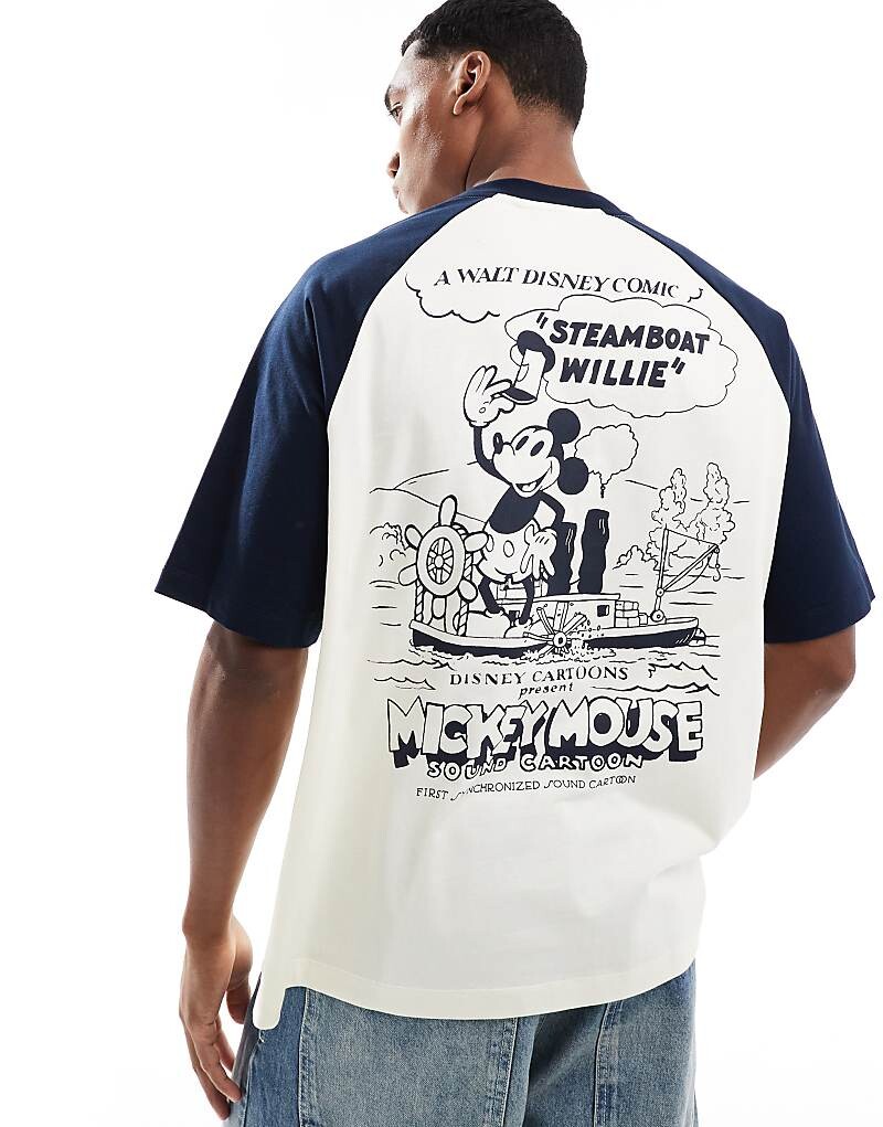 Бежевая футболка оверсайз с контрастным рисунком и принтом парохода Disney ASOS DESIGN
Бежевая футболка оверсайз с контрастным рисунком и принтом парохода Disney ASOS DESIGN