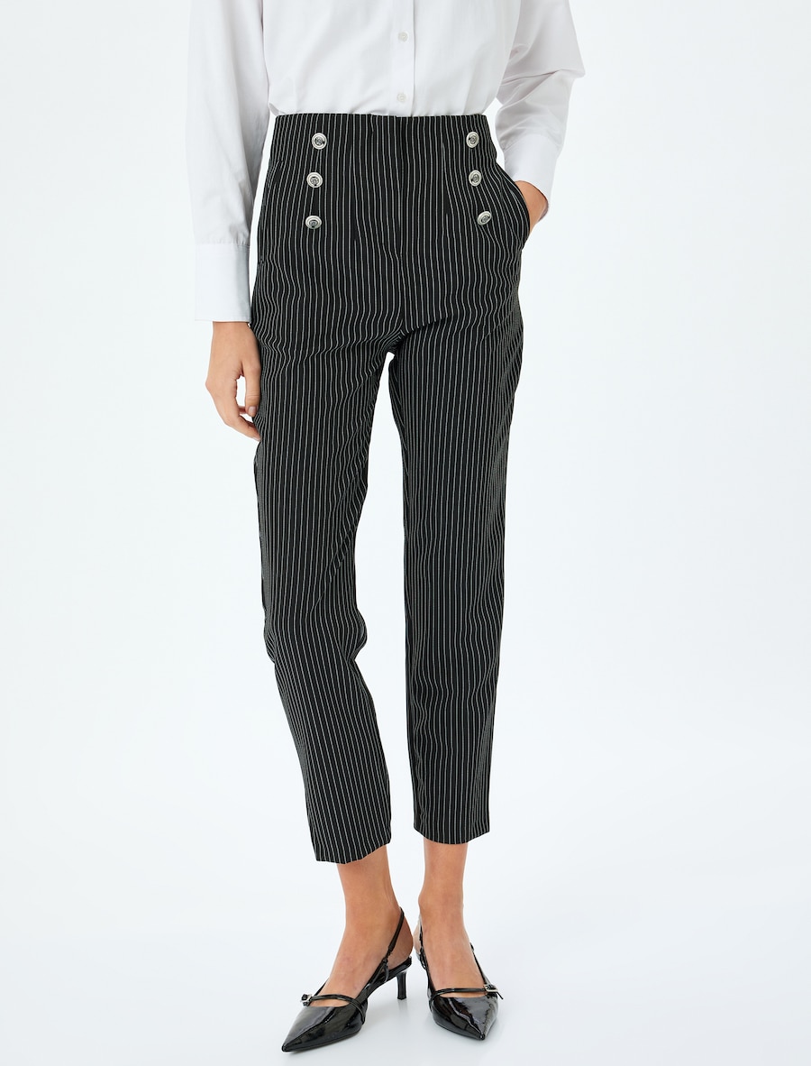 Узкие брюки Koton, черный
Узкие брюки Koton, черный