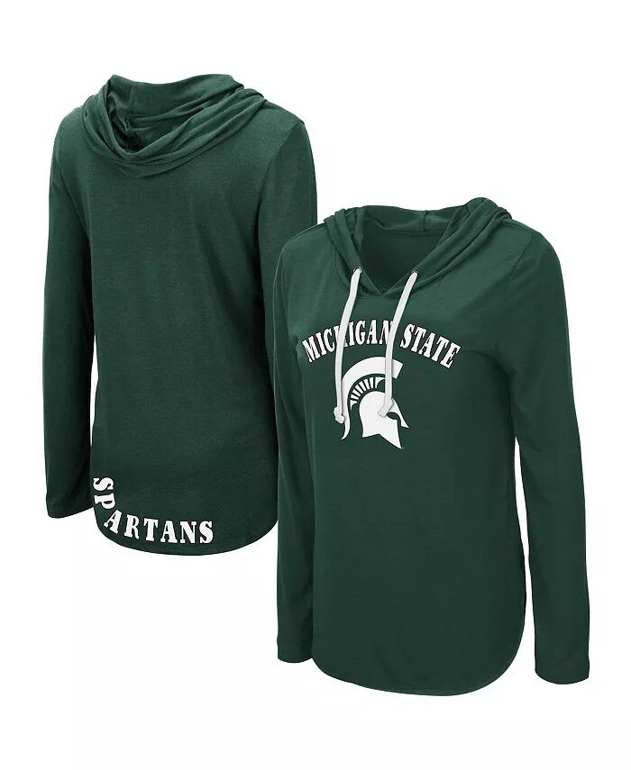 Женская зеленая футболка Michigan State Spartans My Lover с капюшоном и длинными рукавами Colosseum
Женская зеленая футболка Michigan State Spartans My Lover с капюшоном и длинными рукавами Colosseum