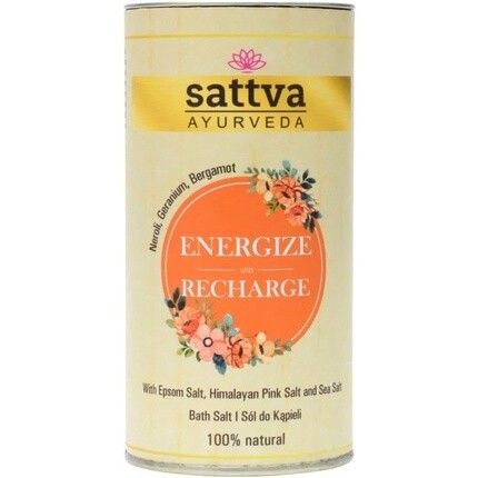 Соль для ванн Sattva Energize & Recharge с ароматом бергамота 300г Sattva Ayurveda
Соль для ванн Sattva Energize & Recharge с ароматом бергамота 300г Sattva Ayurveda