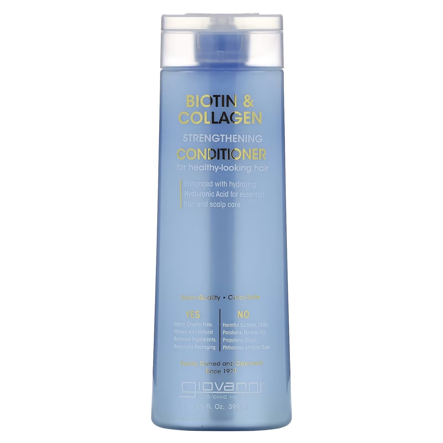 Кондиционер Giovanni укрепляющий с биотином и коллагеном, 399 мл
Кондиционер Giovanni укрепляющий с биотином и коллагеном, 399 мл