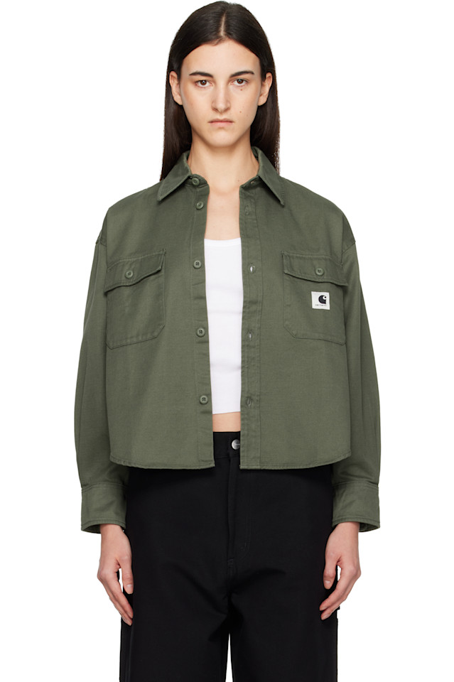 Carhartt Work In Progress Зеленая рубашка Келли
Carhartt Work In Progress Зеленая рубашка Келли