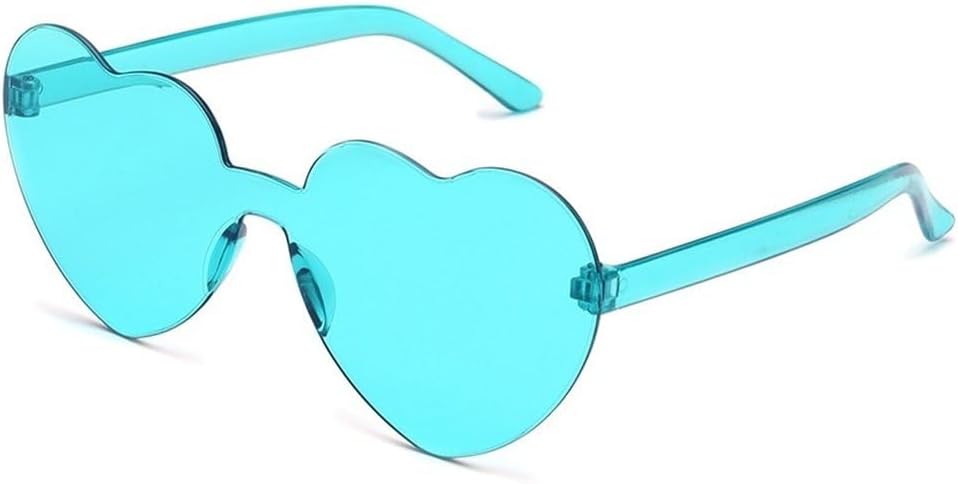 Женские солнцезащитные очки из поликарбоната в форме сердца с тонировкой для вечеринок, винтажные солнцезащитные очки без оправы с поляризацией для девочек GHVWYX, Blue
Женские солнцезащитные очки из поликарбоната в форме сердца с тонировкой для вечеринок, винтажные солнцезащитные очки без оправы с поляризацией для девочек GHVWYX, Blue