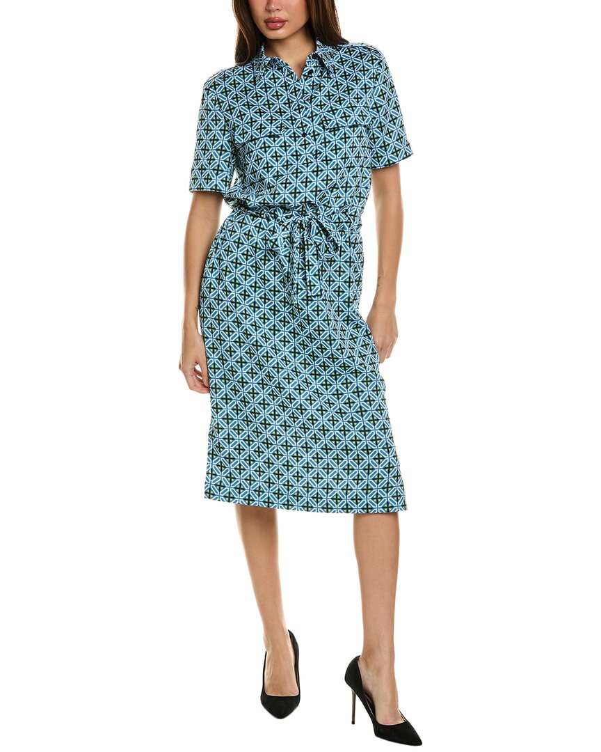 Платье-рубашка с принтом St. John Tile, синий
Платье-рубашка с принтом St. John Tile, синий