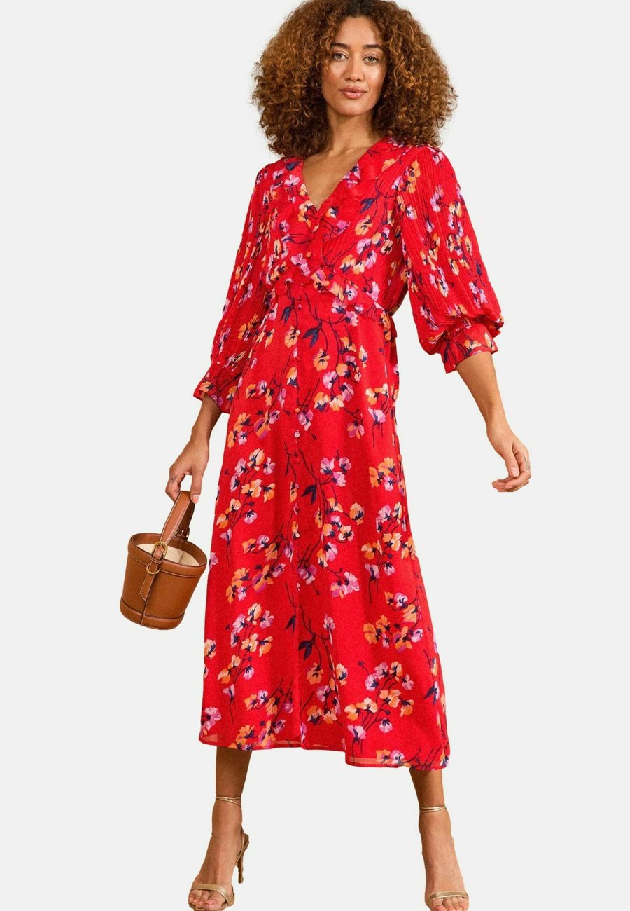 Платье Love & Roses PETITE FIT RUFFLE MIDI , Red Floral/Red
Платье Love & Roses PETITE FIT RUFFLE MIDI , Red Floral/Red