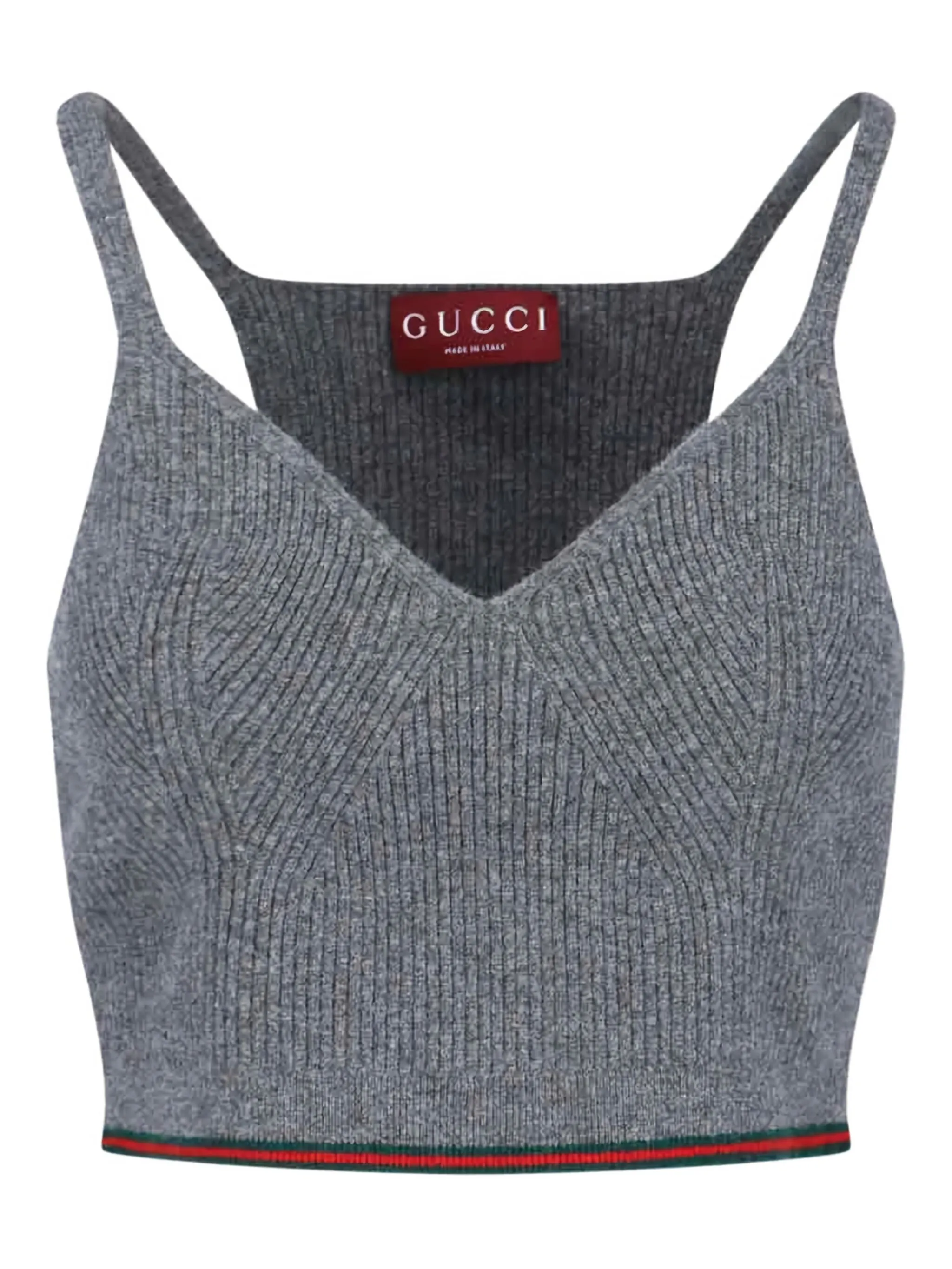 Фетровый топ без рукавов Gucci, серый
Фетровый топ без рукавов Gucci, серый