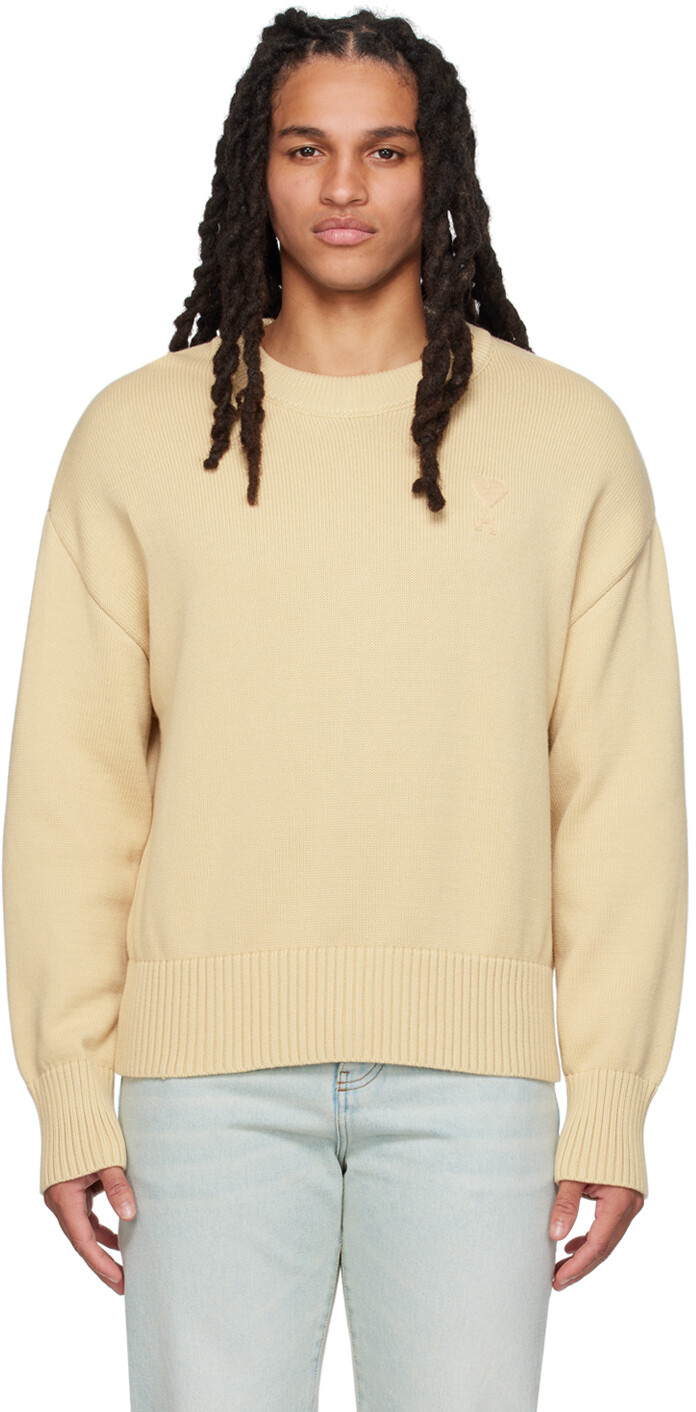 Бежевый свитер Ami de Cur AMI Alexandre Mattiussi
Бежевый свитер Ami de Cur AMI Alexandre Mattiussi