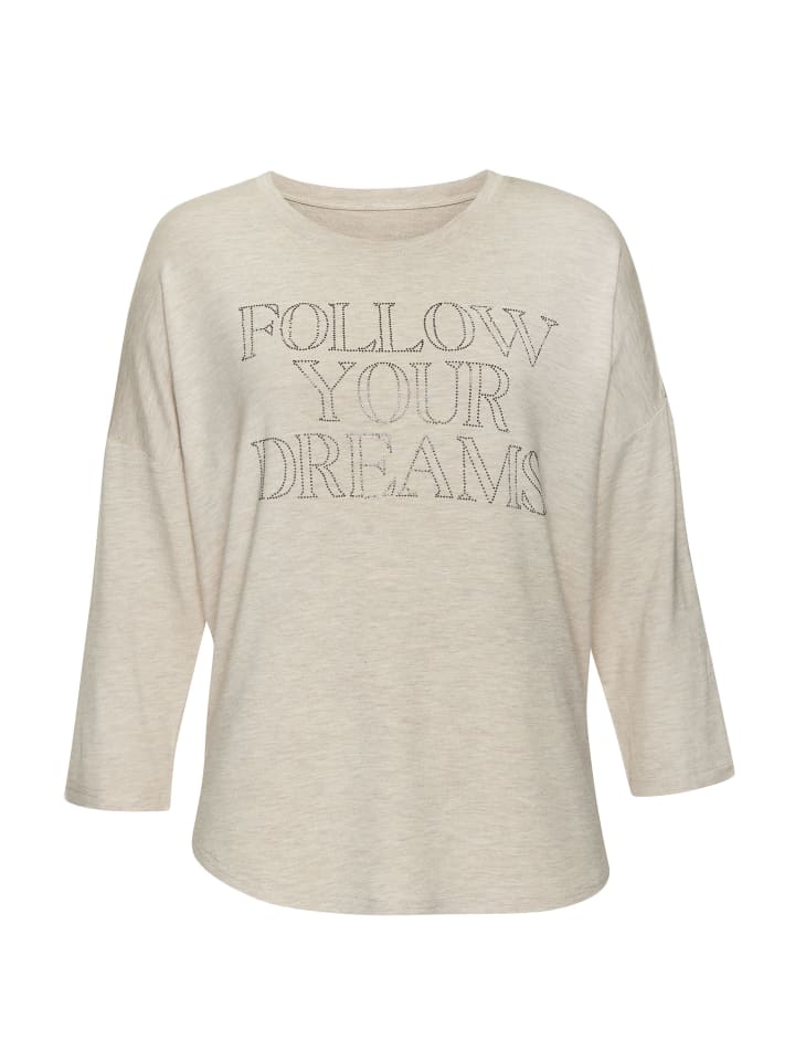 Футболка LASCANA, цвет beige meliert
Футболка LASCANA, цвет beige meliert