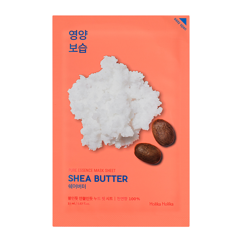 Питательная тканевая маска с маслом ши pure essence mask sheet - shea butter berry Holika Holika, количество 1 шт.
Питательная тканевая маска с маслом ши pure essence mask sheet - shea butter berry Holika Holika, количество 1 шт.