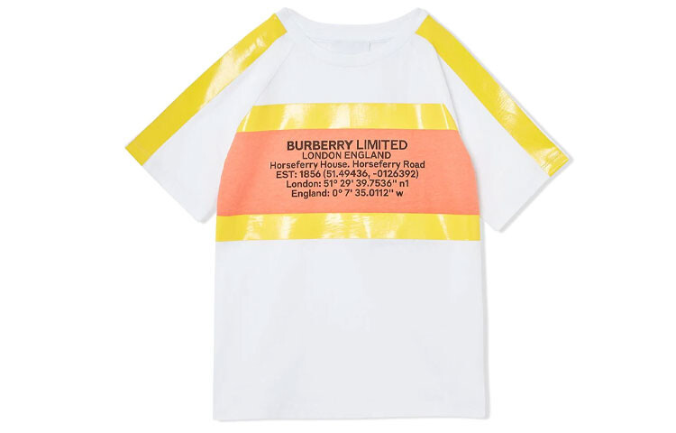 Футболка детская Burberry, белый / желтый
Футболка детская Burberry, белый / желтый