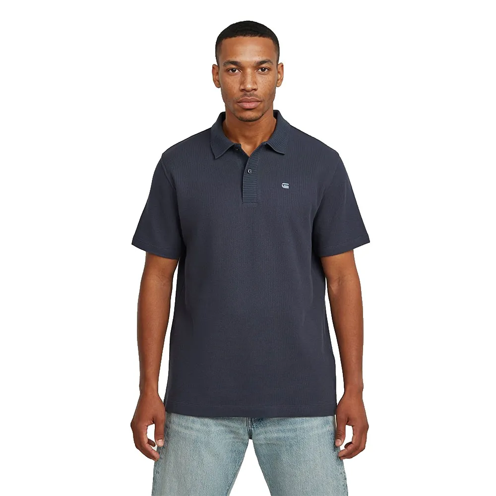 Поло G-Star с коротким рукавом, структурированное, синий
Поло G-Star с коротким рукавом, структурированное, синий