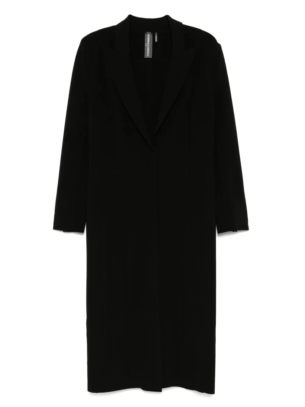 Однобортное пальто Norma Kamali, черный
Однобортное пальто Norma Kamali, черный