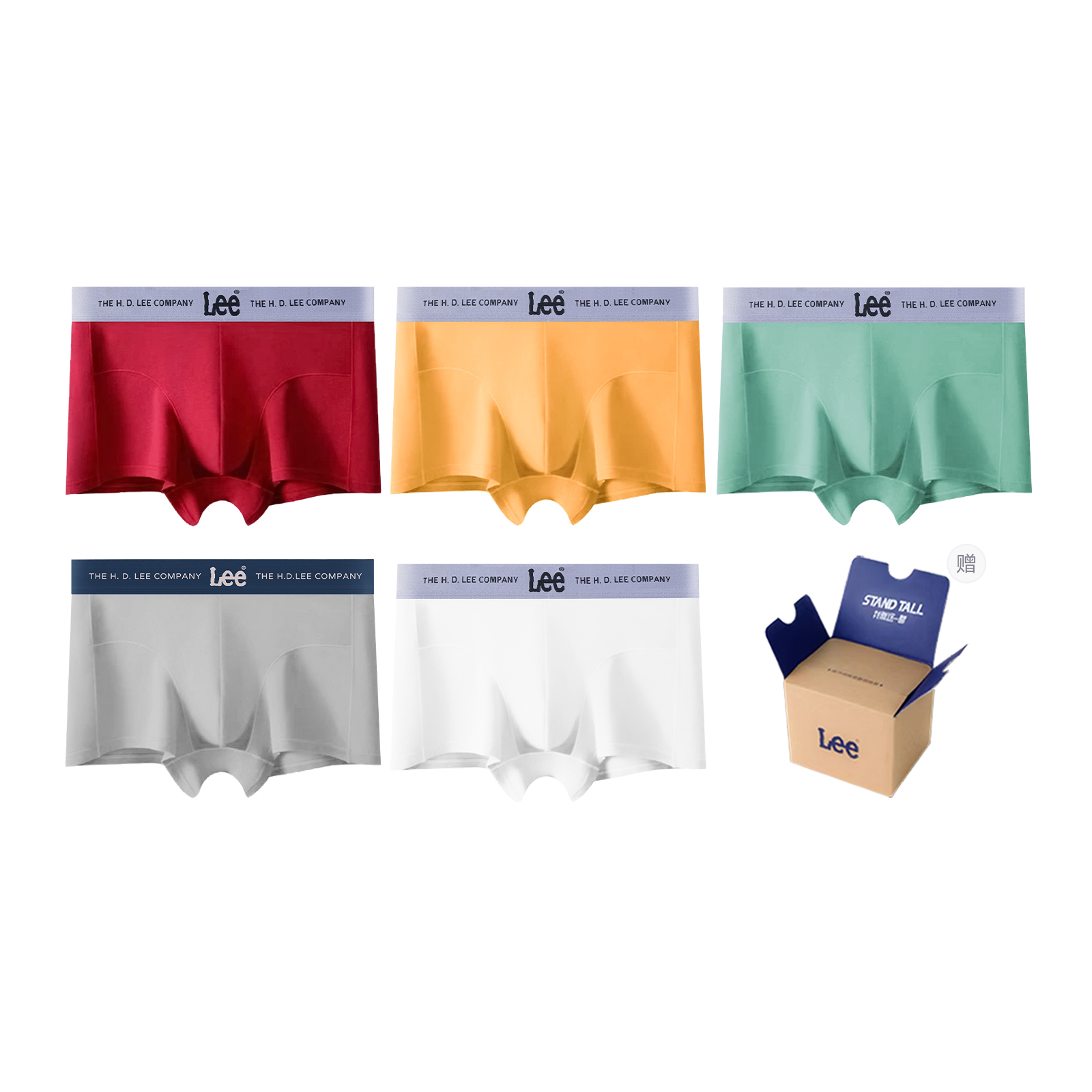 Классические трусы 101 для мужчин боксеры 3 5 штук Lee, желтый
Классические трусы 101 для мужчин боксеры 3 5 штук Lee, желтый