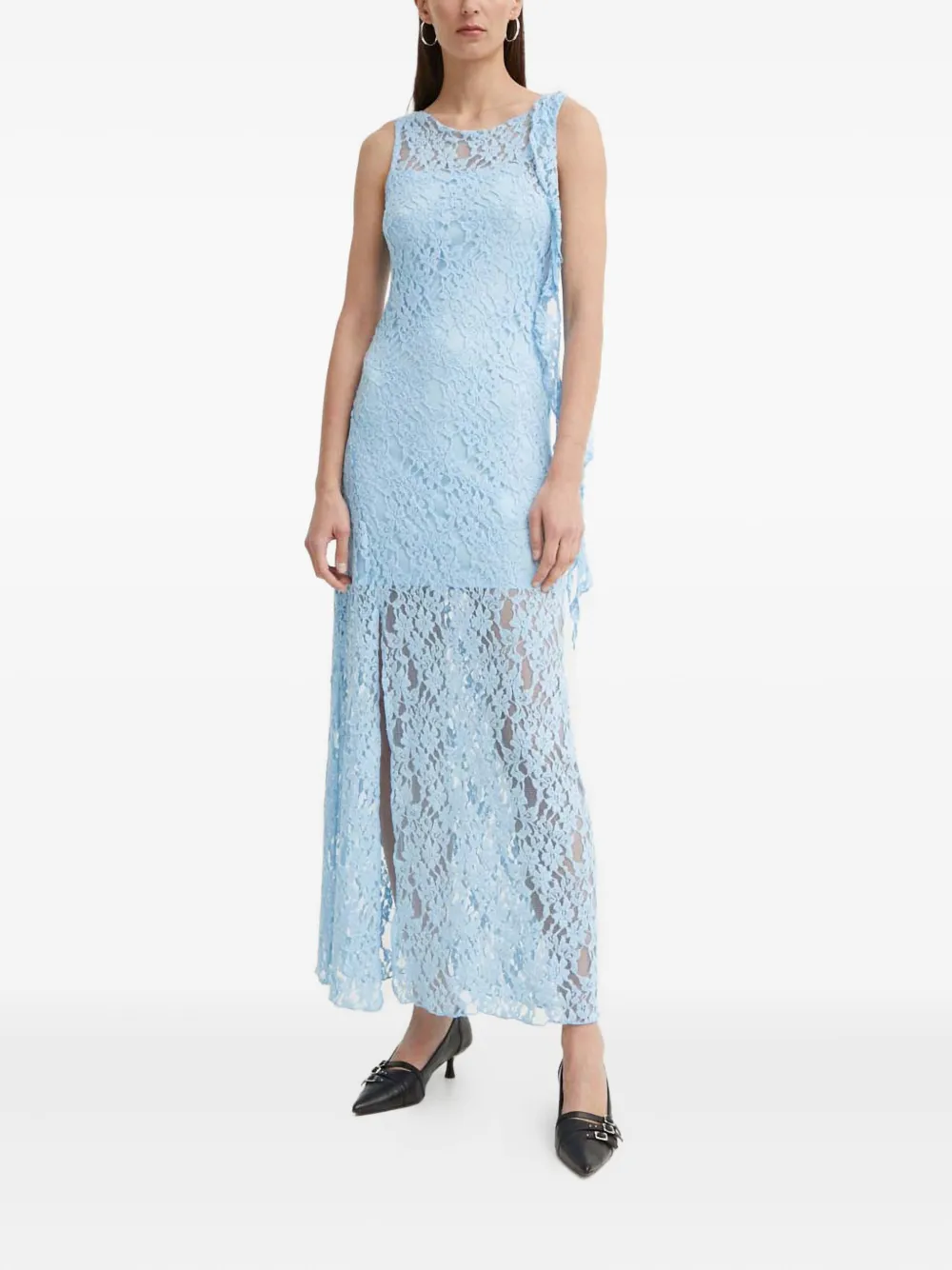 Кружевное платье с оборками Résumé, синий
Кружевное платье с оборками Résumé, синий