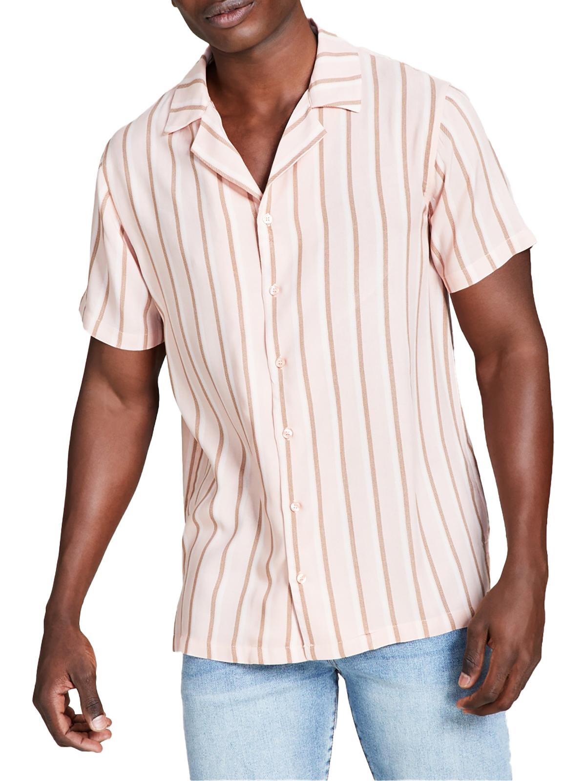Мужская тканая полосатая рубашка на пуговицах And Now This, цвет rose brown stripe
Мужская тканая полосатая рубашка на пуговицах And Now This, цвет rose brown stripe