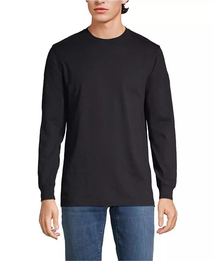 Мужская футболка Super-T с длинным рукавом Lands' End, черный
Мужская футболка Super-T с длинным рукавом Lands' End, черный