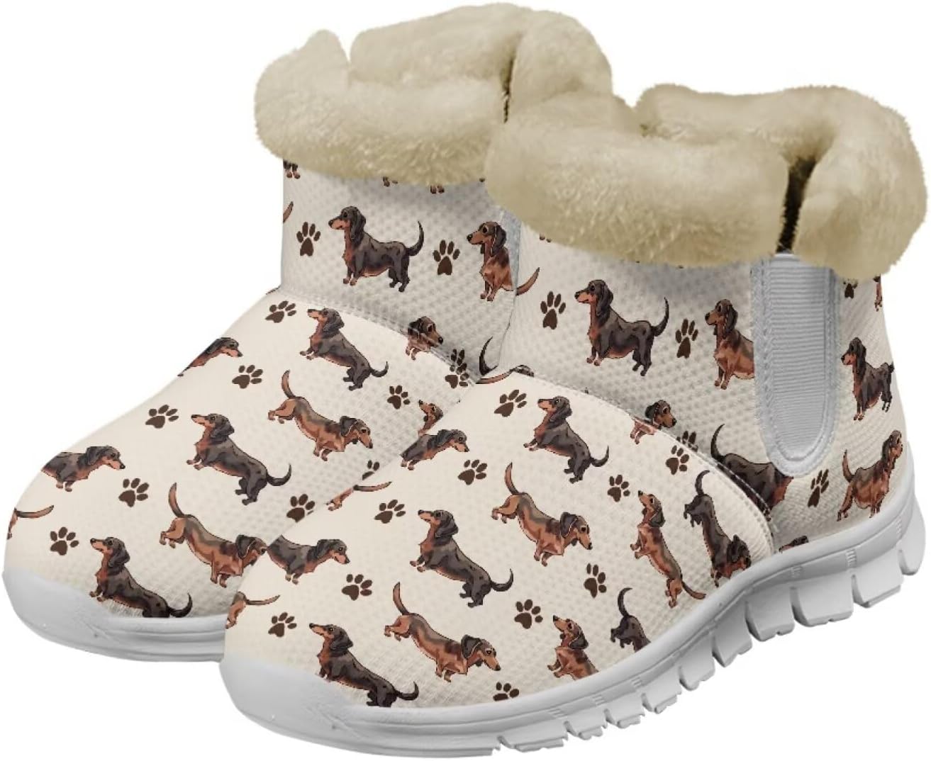 Унисекс зимние снежные ботинки JoyLamoria, эластичные ботильоны до щиколотки, уличные, легко надеваются, удобные пушистые ботинки, Dachshund Dog Paw
Унисекс зимние снежные ботинки JoyLamoria, эластичные ботильоны до щиколотки, уличные, легко надеваются, удобные пушистые ботинки, Dachshund Dog Paw