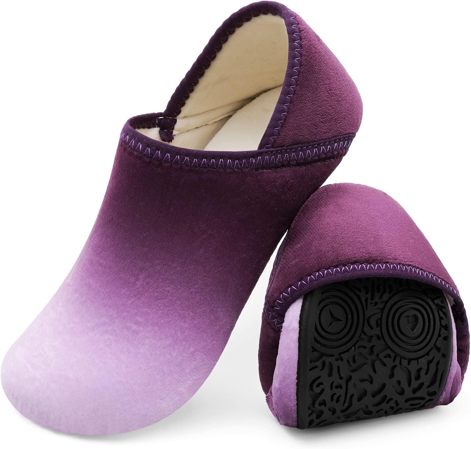 Домашние тапочки XIHALOOK для женщин и мужчин, уютные носочные тапочки с мягкой резиновой подошвой, для дома и улицы, 3 Purple Gradient
Домашние тапочки XIHALOOK для женщин и мужчин, уютные носочные тапочки с мягкой резиновой подошвой, для дома и улицы, 3 Purple Gradient