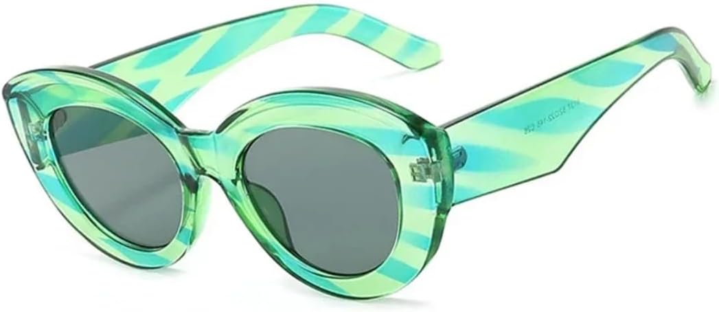 Модные солнцезащитные очки большого размера «кошачий глаз» для женщин с зелеными полосками, ретро-очки с защитой от УФ-излучения для мужчин, трендовые овальные солнцезащитные очки SZVVBKK, Green Striped
Модные солнцезащитные очки большого размера «кошачий глаз» для женщин с зелеными полосками, ретро-очки с защитой от УФ-излучения для мужчин, трендовые овальные солнцезащитные очки SZVVBKK, Green Striped