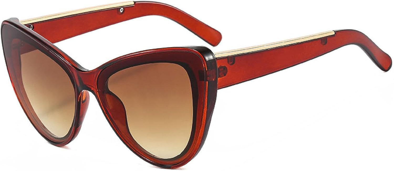 Модные солнцезащитные очки большого размера «кошачий глаз» для женщин, ретро-стиль с металлическим декором, трендовые солнцезащитные очки для мужчин с градиентным покрытием, защита от УФ-излучения UV400 WNCKSQ, Tea Tea Gradient
Модные солнцезащитные очки большого размера «кошачий глаз» для женщин, ретро-стиль с металлическим декором, трендовые солнцезащитные очки для мужчин с градиентным покрытием, защита от УФ-излучения UV400 WNCKSQ, Tea Tea Gradient