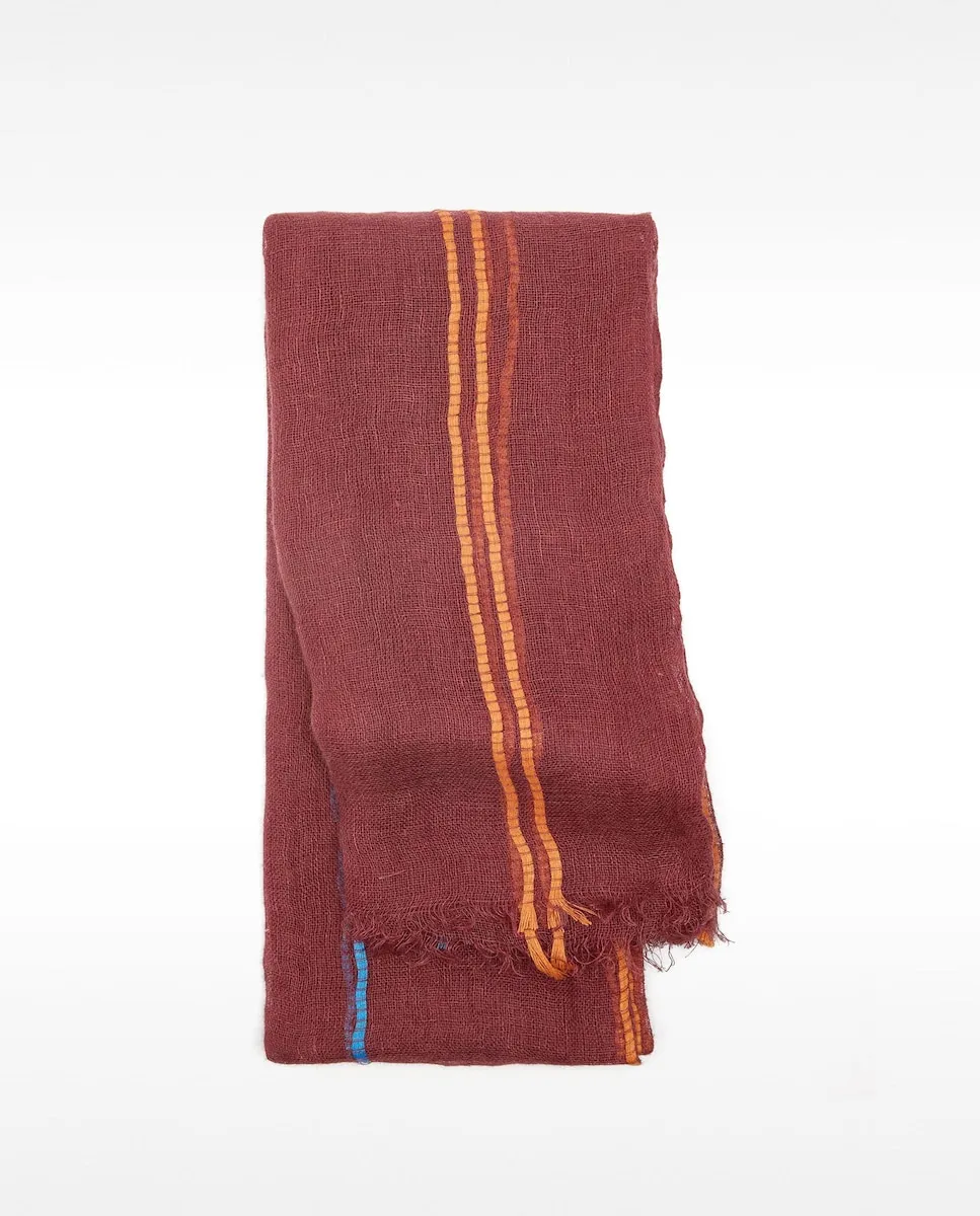 Платок с отделочной строчкой и полосатым принтом Parfois, бордовый
Платок с отделочной строчкой и полосатым принтом Parfois, бордовый