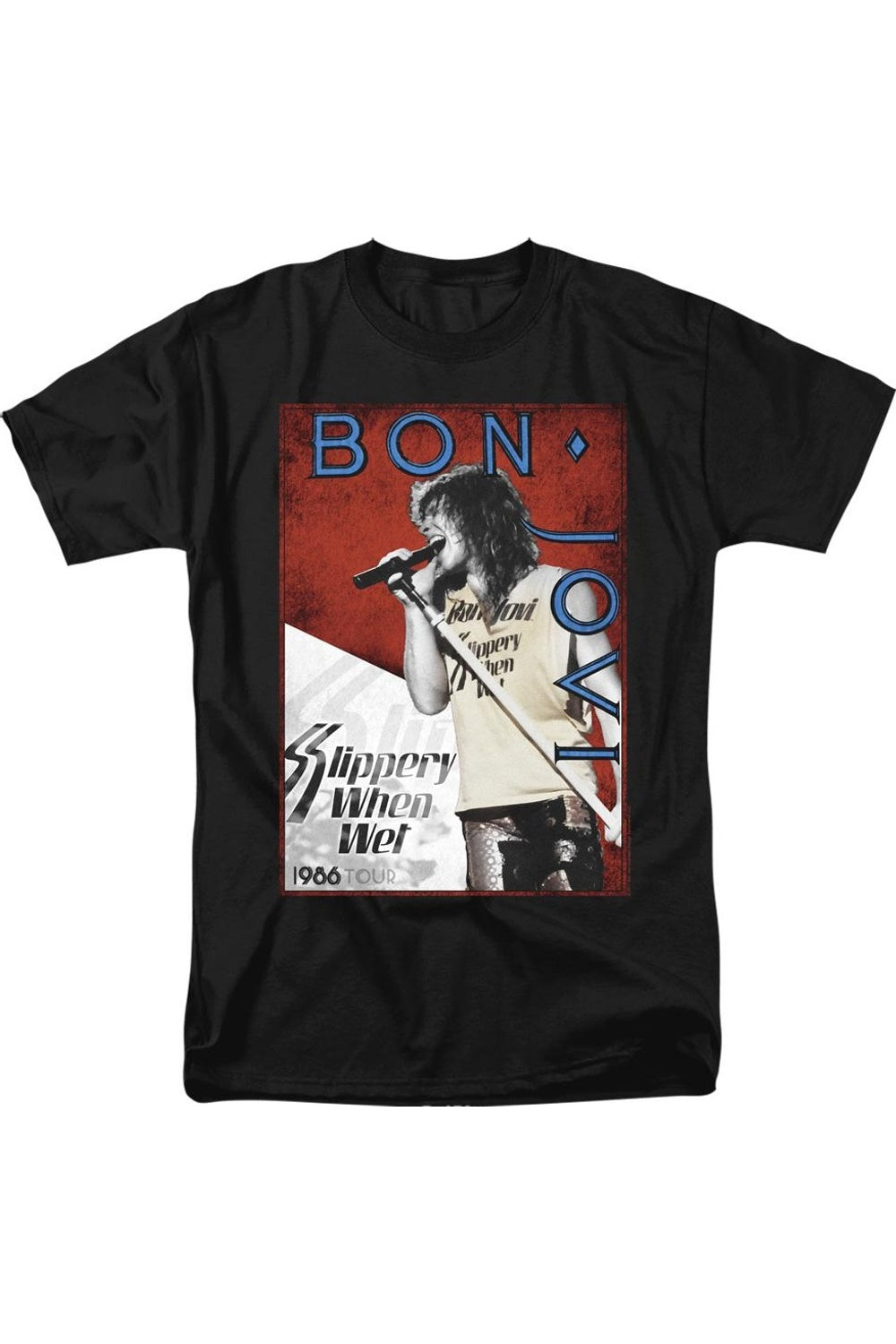Футболка с коротким рукавом для взрослых Bon Jovi 86 Tour Gildan, черный
Футболка с коротким рукавом для взрослых Bon Jovi 86 Tour Gildan, черный