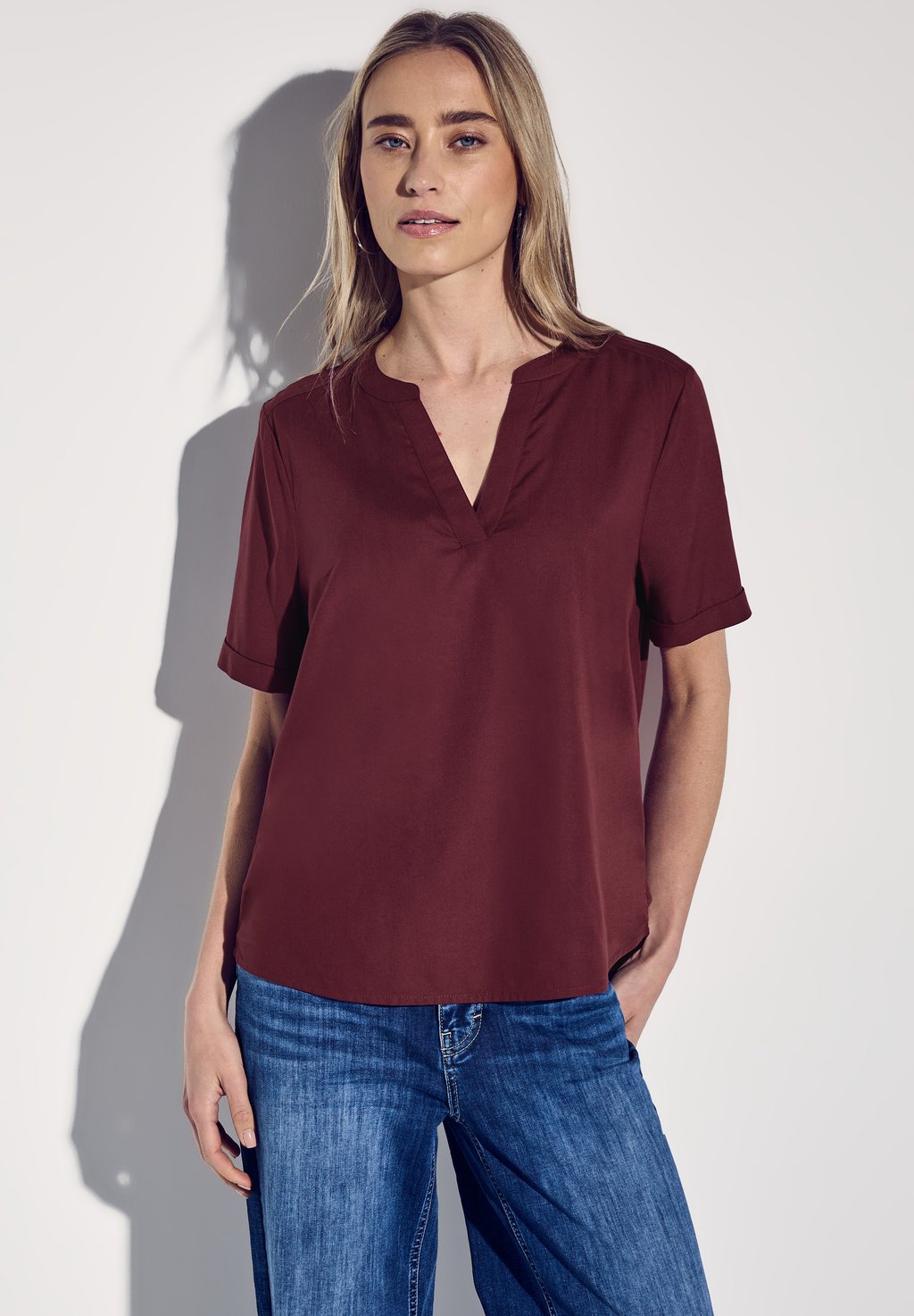 Блуза Street One, темно-красный 
Блуза Street One, темно-красный