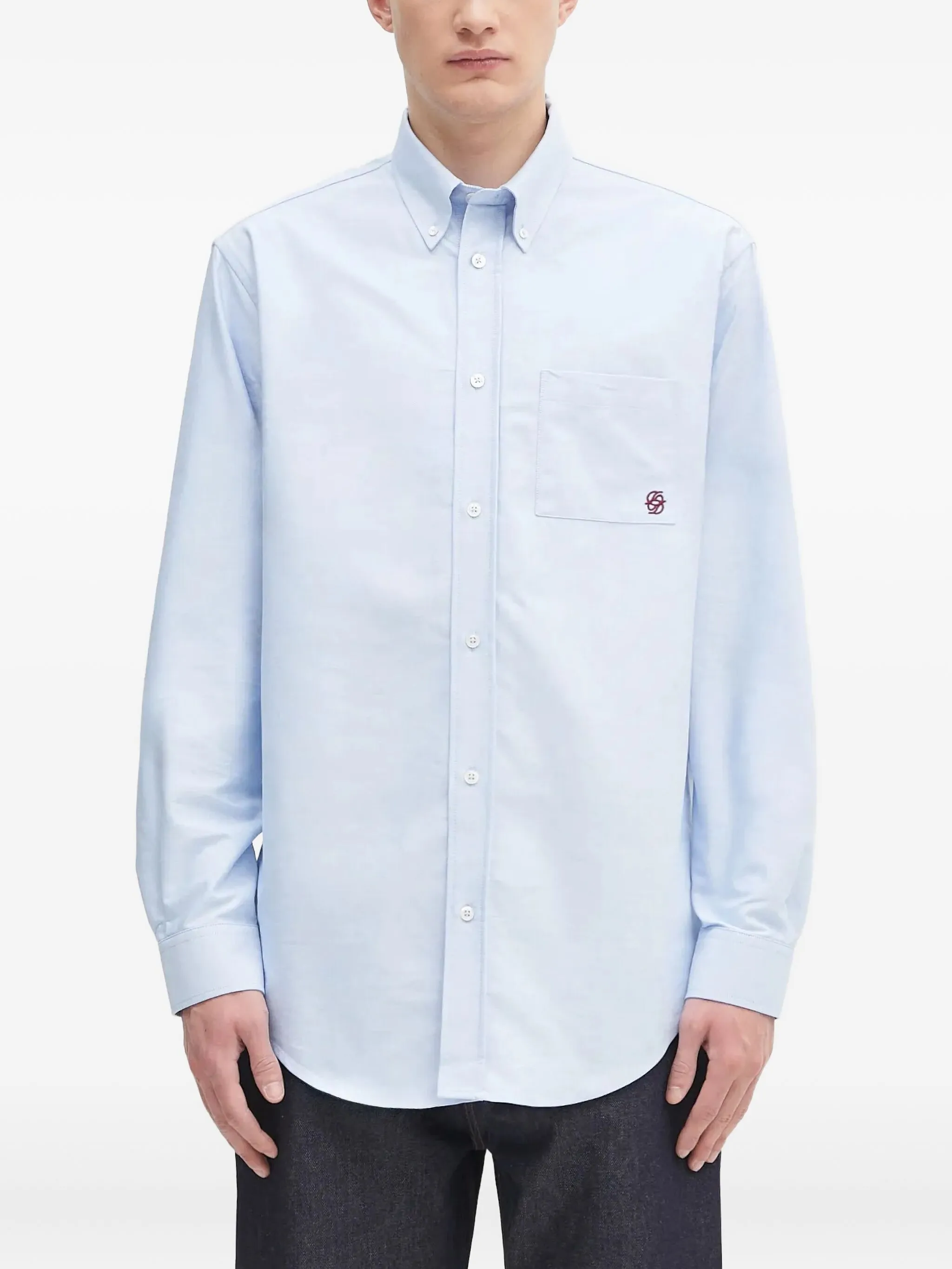 Рубашка с нагрудным карманом Drôle De Monsieur, синий
Рубашка с нагрудным карманом Drôle De Monsieur, синий