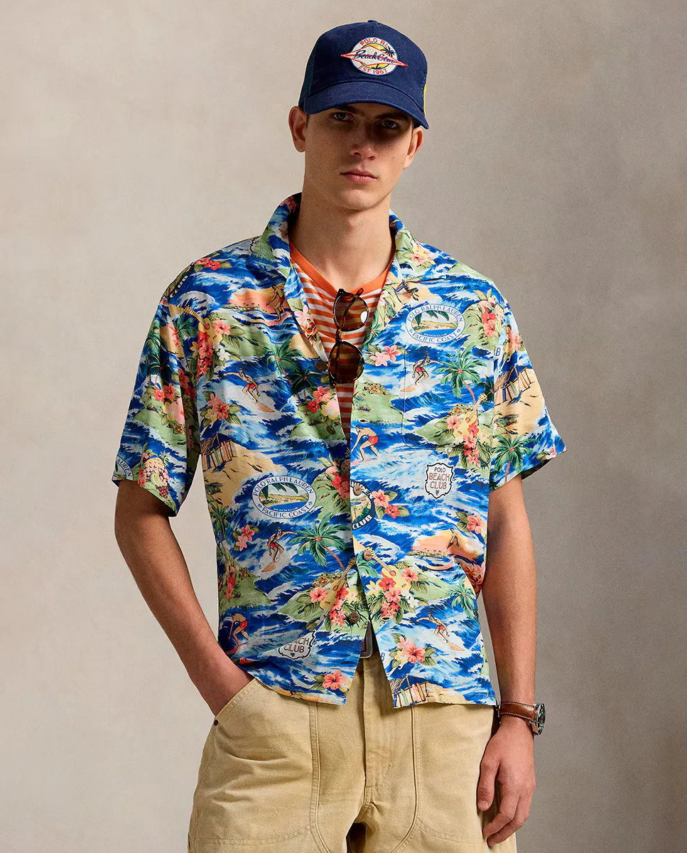 Мужская рубашка с коротким рукавом и карманом классического кроя Polo Ralph Lauren, мультиколор
Мужская рубашка с коротким рукавом и карманом классического кроя Polo Ralph Lauren, мультиколор