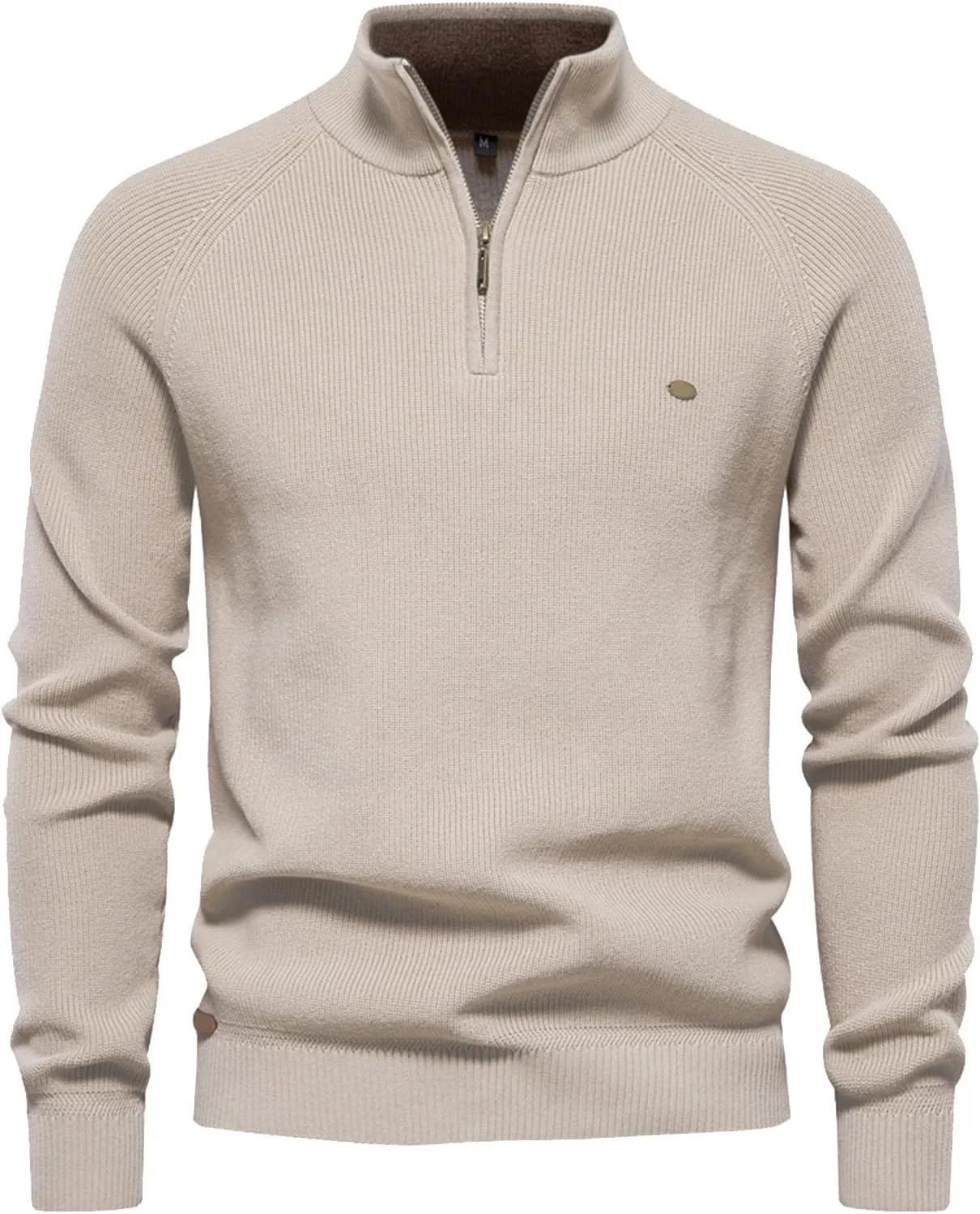 Мужской поло-свитер с четвертью молнии Slim Fit, легкий, с длинными рукавами
Мужской поло-свитер с четвертью молнии Slim Fit, легкий, с длинными рукавами