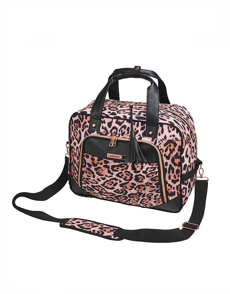 Cabin Max 24л велюровая сумка под сиденье 40 x 30 x 20см с золотистым леопардовым принтом - TAN
Cabin Max 24л велюровая сумка под сиденье 40 x 30 x 20см с золотистым леопардовым принтом - TAN