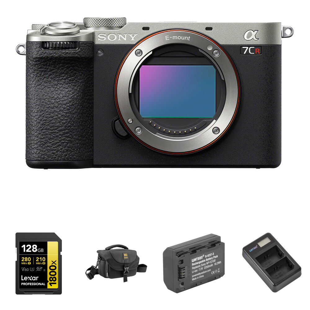 Беззеркальная камера Sony a7CR Mirrorless Camera with Basic Bundle (Silver)
Беззеркальная камера Sony a7CR Mirrorless Camera with Basic Bundle (Silver)
