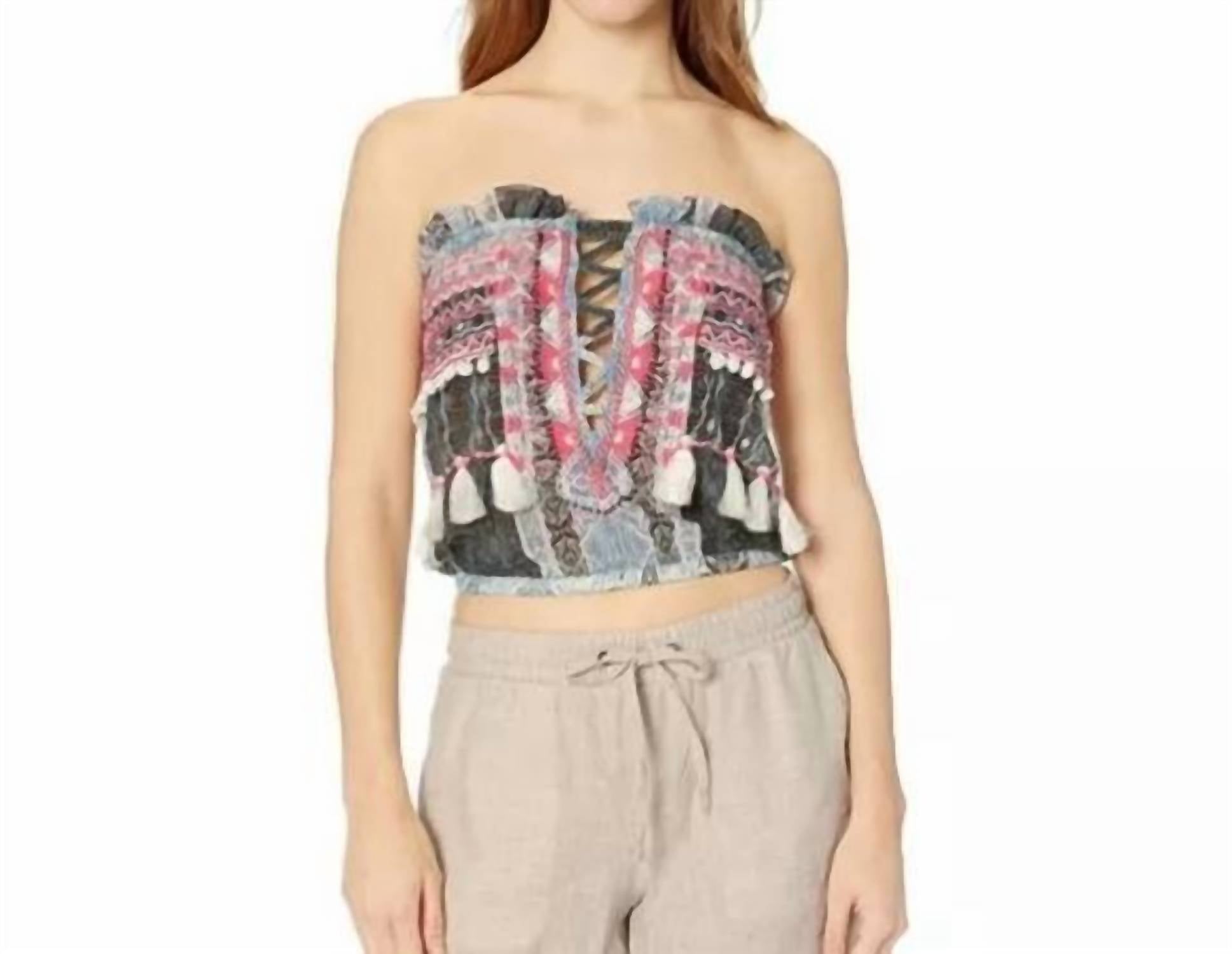 Блузка Alessia в сером/белом цвете Ramy Brook
Блузка Alessia в сером/белом цвете Ramy Brook