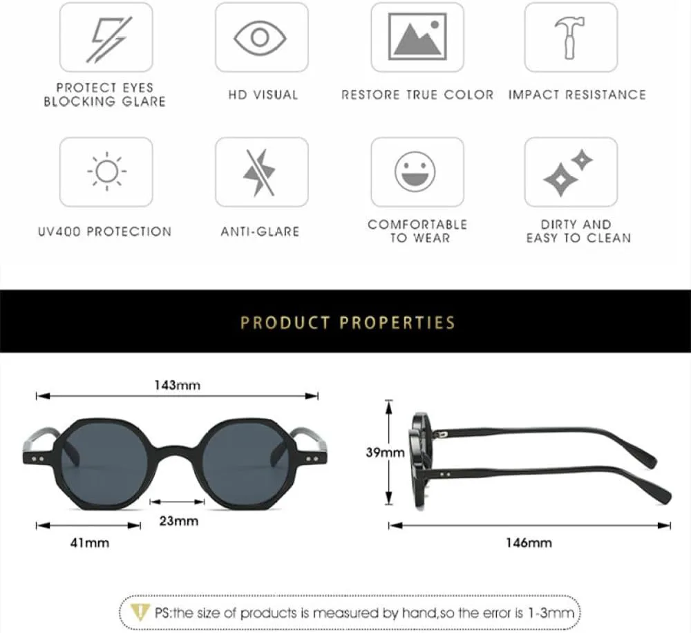 Круглые солнцезащитные очки LVTFCO для мужчин в стиле стимпанк, пластиковые, модные для женщин, MTYJ189, коричневые в горошек, один размер, Mtyj189 Brown Spots
Круглые солнцезащитные очки LVTFCO для мужчин в стиле стимпанк, пластиковые, модные для женщин, MTYJ189, коричневые в горошек, один размер, Mtyj189 Brown Spots