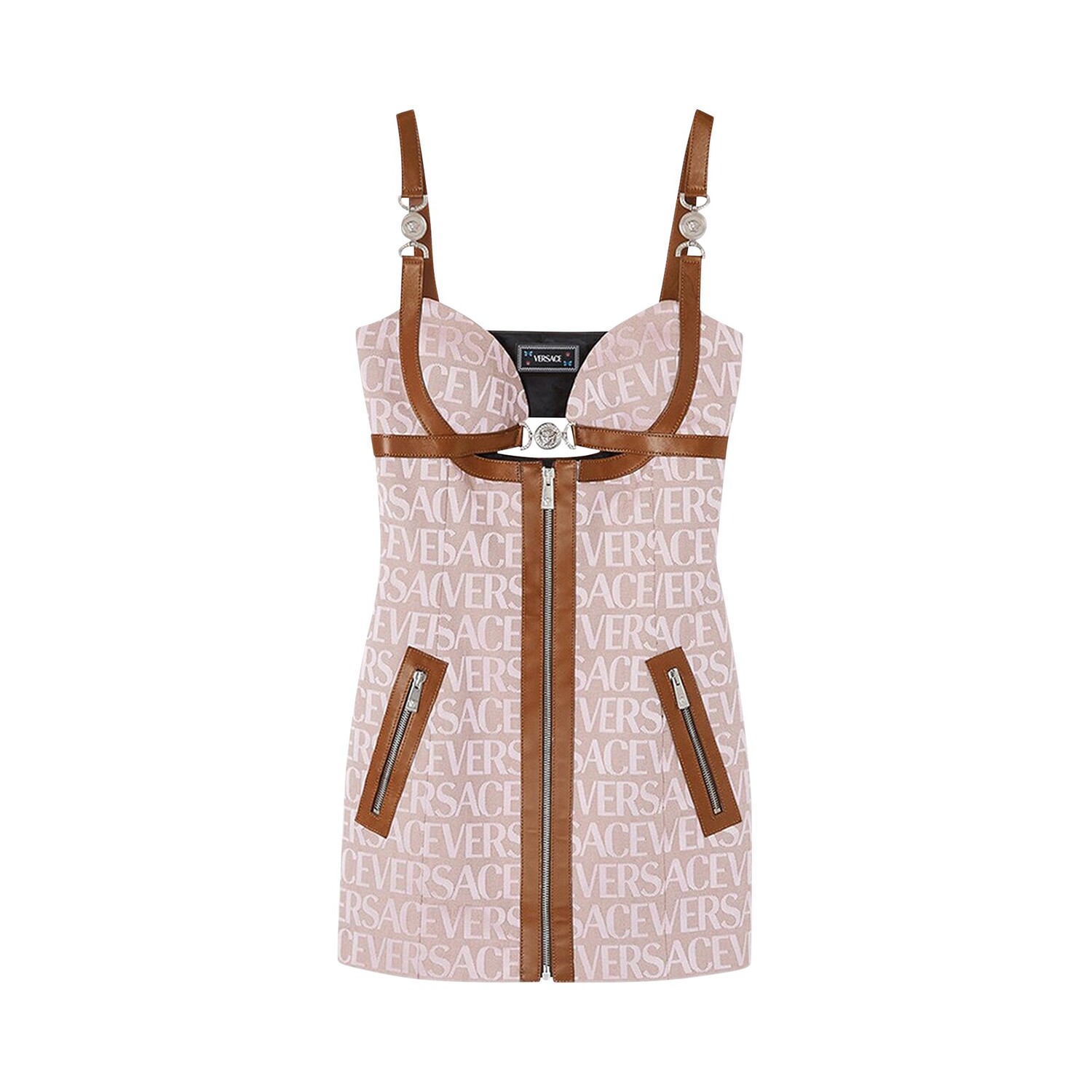 Мини-платье Versace по всей поверхности, Бледно-розовый/Бежевый
Мини-платье Versace по всей поверхности, Бледно-розовый/Бежевый