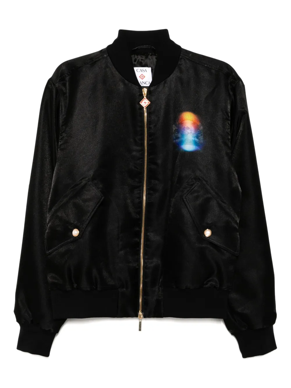 Бомбер с эффектом градиента CASABLANCA, черный
Бомбер с эффектом градиента CASABLANCA, черный