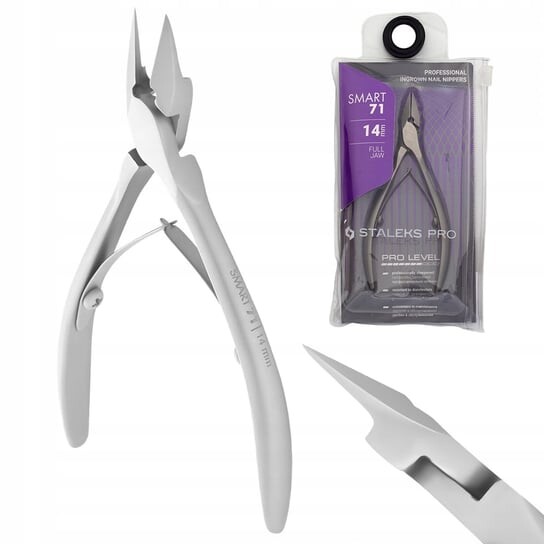 Сталекс, Профессиональные щипцы Smart 71 14 мм для вросших ногтей, STALEKS
Сталекс, Профессиональные щипцы Smart 71 14 мм для вросших ногтей, STALEKS