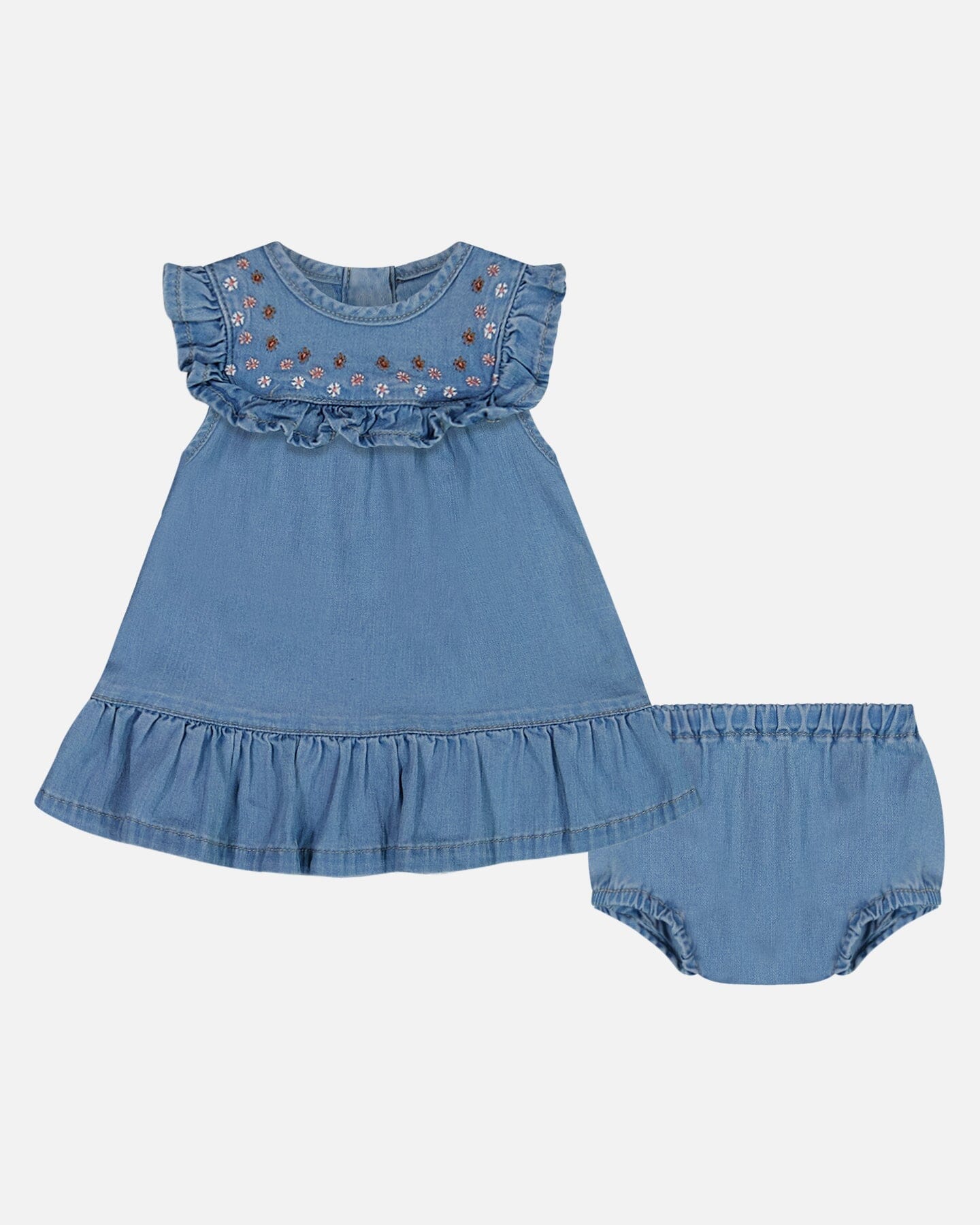 Легкое мягкое джинсовое платье и комплект из шаровар Deux par Deux, цвет jeans blue
Легкое мягкое джинсовое платье и комплект из шаровар Deux par Deux, цвет jeans blue