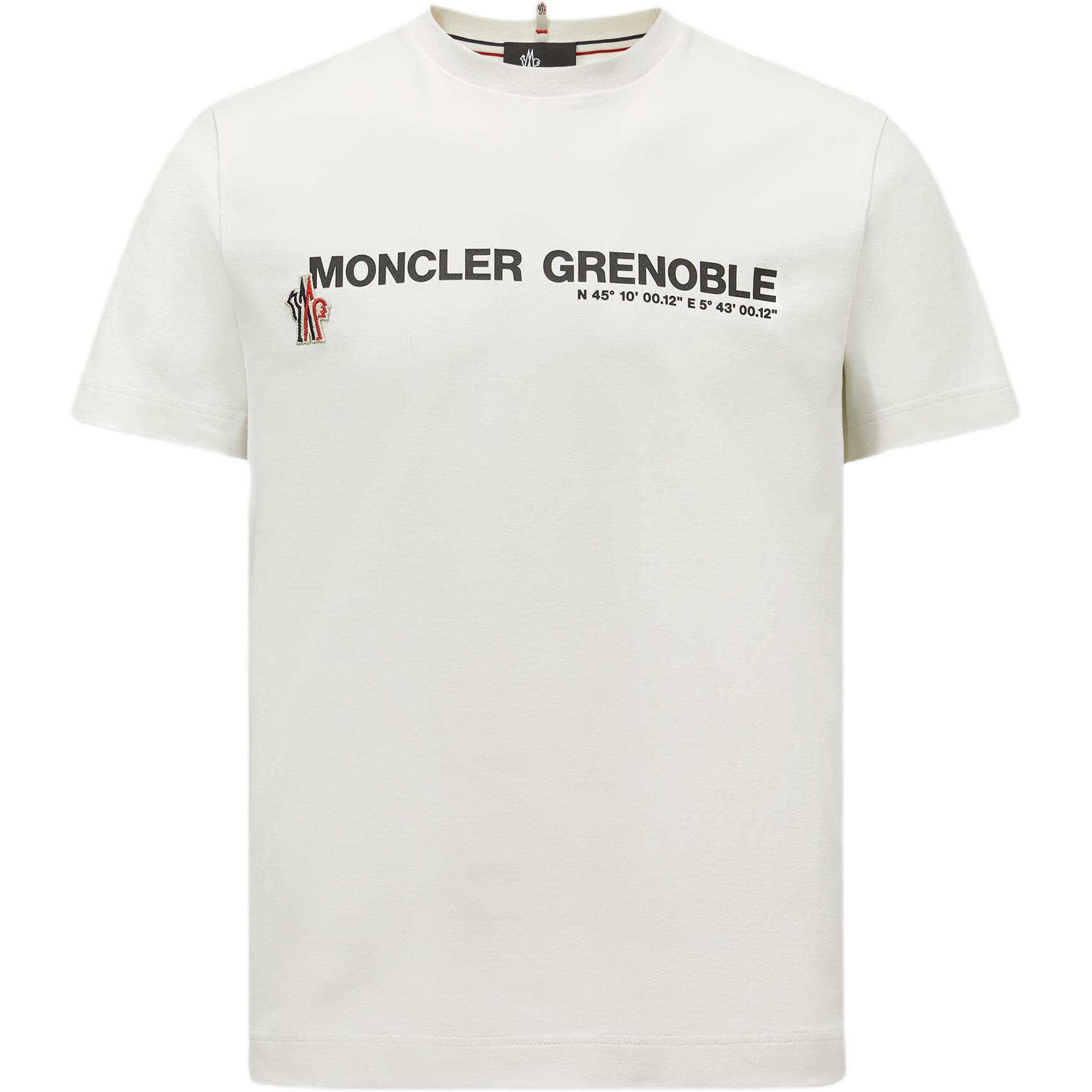 Футболка с логотипом на заплатке Moncler Grenoble, айвори
Футболка с логотипом на заплатке Moncler Grenoble, айвори