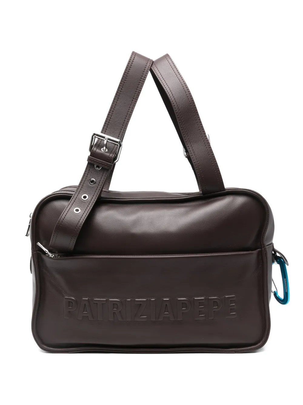 Сумка через плечо с тиснением в виде логотипа Patrizia Pepe, коричневый
Сумка через плечо с тиснением в виде логотипа Patrizia Pepe, коричневый