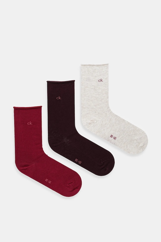 Носки 3 пары Calvin Klein, бордовый
Носки 3 пары Calvin Klein, бордовый