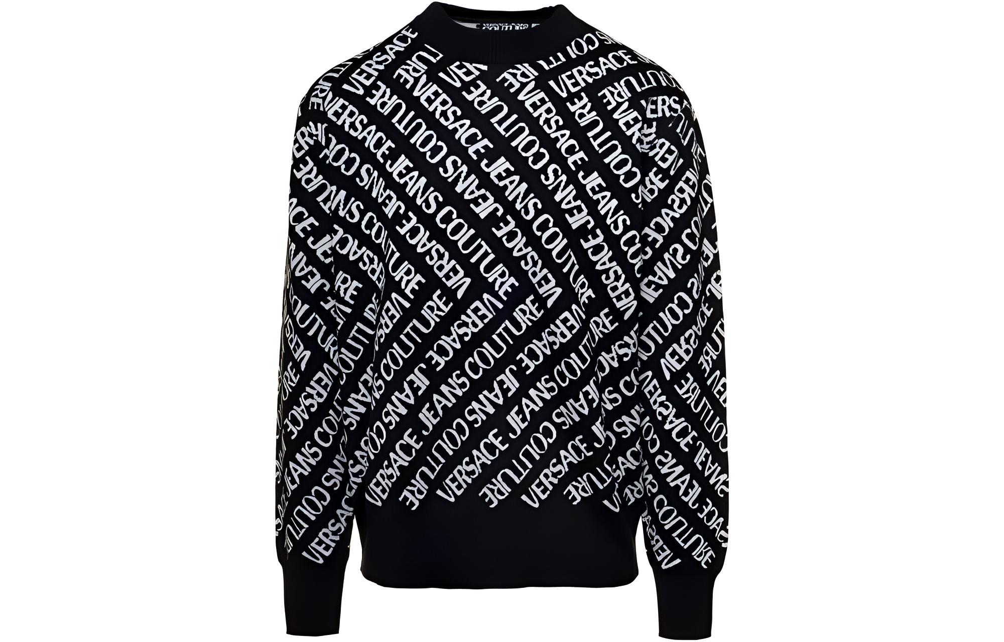 Logo Intarsia Crewneck Jumper VERSACE JEANS COUTURE, черный
Logo Intarsia Crewneck Jumper VERSACE JEANS COUTURE, черный